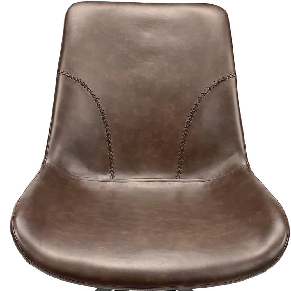 Billede af Sofie spisebordsstol i brun PU læder